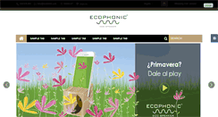 Desktop Screenshot of ecophonic.com